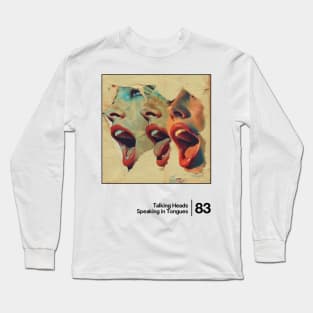 Speaking In Tongues / Minimalist Style Graphic Artwork Design Long Sleeve T-Shirt